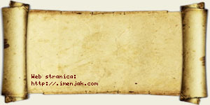 Miljana Tadić vizit kartica